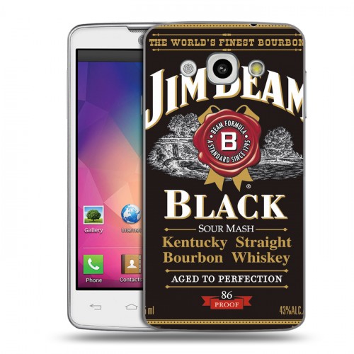 Дизайнерский пластиковый чехол для LG L60 Jim Beam