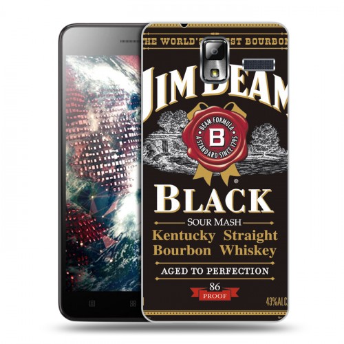 Дизайнерский силиконовый чехол для Lenovo S580 Ideaphone Jim Beam