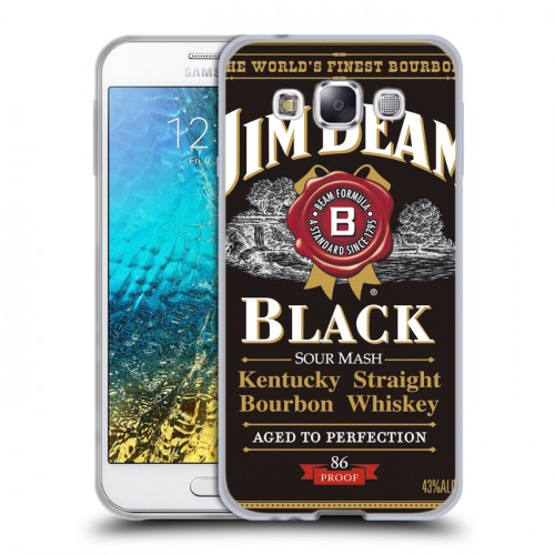 Дизайнерский пластиковый чехол для Samsung Galaxy E5 Jim Beam