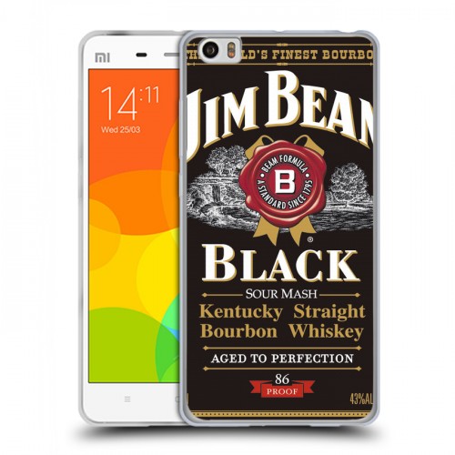 Дизайнерский силиконовый чехол для Xiaomi Mi Note Jim Beam