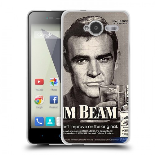 Дизайнерский пластиковый чехол для ZTE Blade L3 Jim Beam