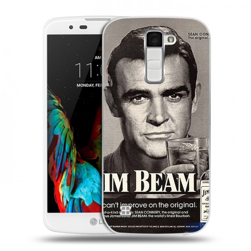 Дизайнерский пластиковый чехол для LG K10 Jim Beam