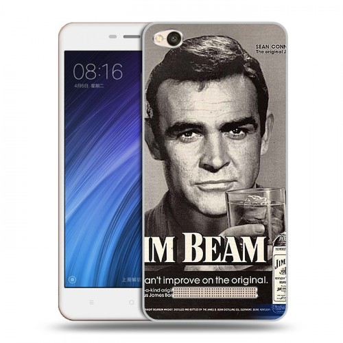 Дизайнерский силиконовый чехол для Xiaomi RedMi 4A Jim Beam