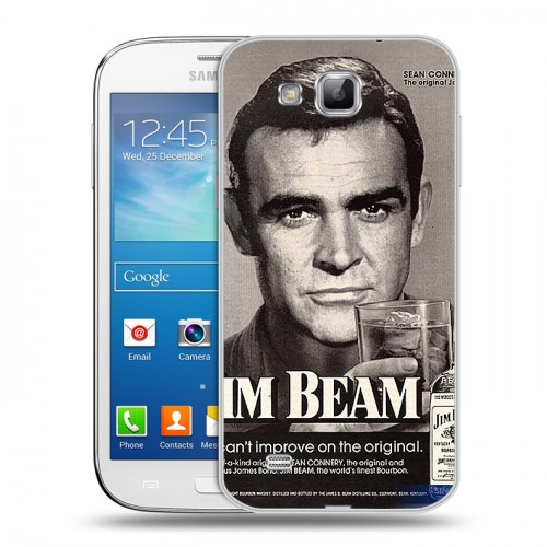 Дизайнерский пластиковый чехол для Samsung Galaxy Premier Jim Beam