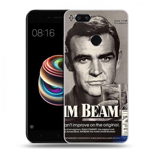 Дизайнерский силиконовый чехол для Xiaomi Mi5X Jim Beam