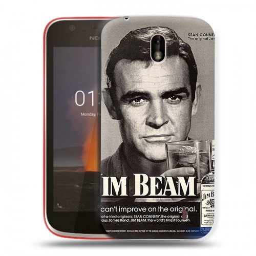 Дизайнерский пластиковый чехол для Nokia 1 Jim Beam