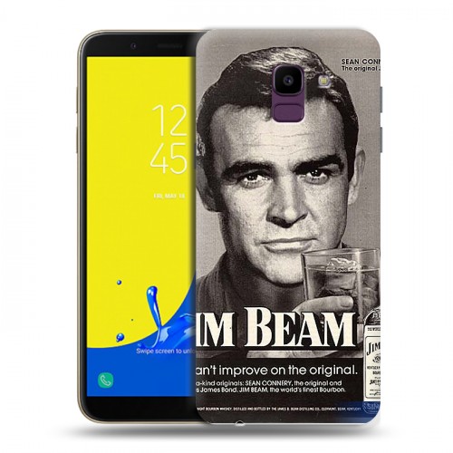 Дизайнерский пластиковый чехол для Samsung Galaxy J6 Jim Beam