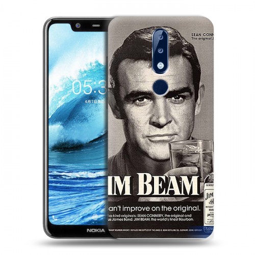 Дизайнерский силиконовый чехол для Nokia 5.1 Plus Jim Beam