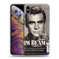 Дизайнерский силиконовый чехол для Iphone Xs Max Jim Beam