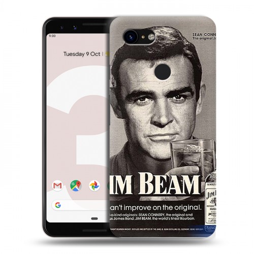 Дизайнерский пластиковый чехол для Google Pixel 3 Jim Beam