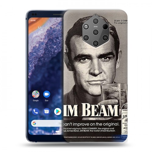 Дизайнерский силиконовый чехол для Nokia 9 PureView Jim Beam