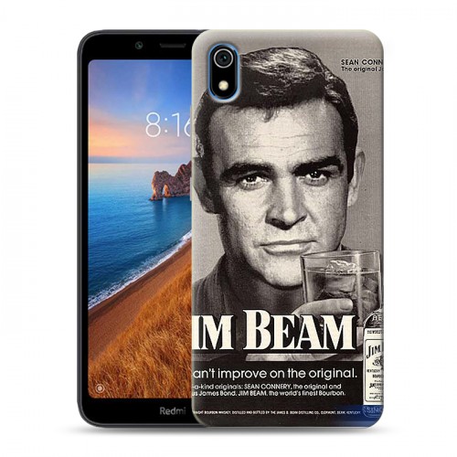 Дизайнерский силиконовый чехол для Xiaomi RedMi 7A Jim Beam