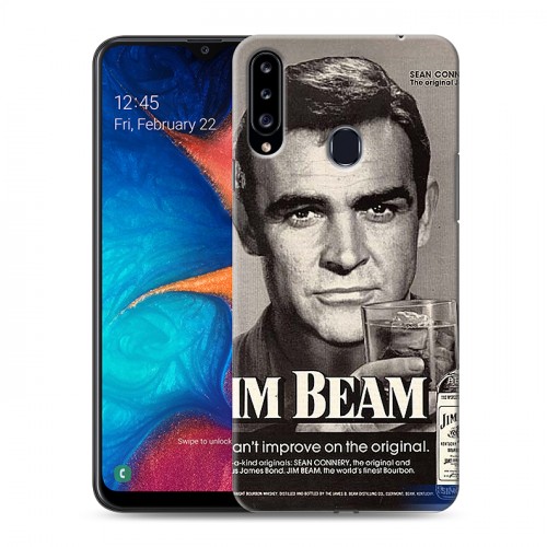 Дизайнерский пластиковый чехол для Samsung Galaxy A20s Jim Beam