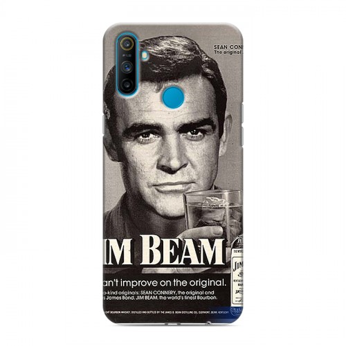 Дизайнерский силиконовый чехол для Realme C3 Jim Beam