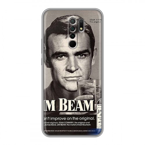 Дизайнерский силиконовый чехол для Xiaomi RedMi 9 Jim Beam