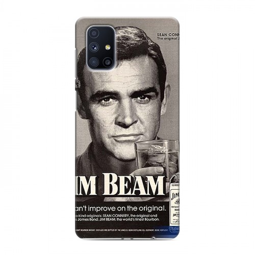 Дизайнерский пластиковый чехол для Samsung Galaxy M51 Jim Beam