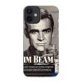 Дизайнерский силиконовый с усиленными углами чехол для Iphone 12 Mini Jim Beam