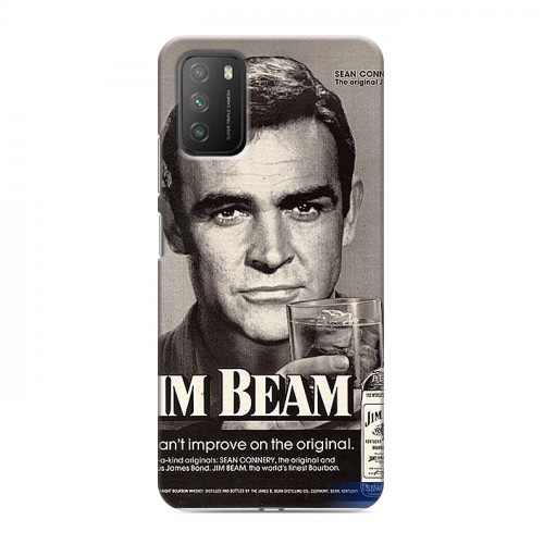 Дизайнерский пластиковый чехол для Xiaomi Poco M3 Jim Beam