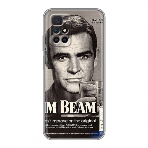 Дизайнерский силиконовый чехол для Xiaomi Redmi 10 Jim Beam