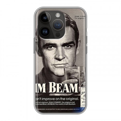 Дизайнерский силиконовый чехол для Iphone 14 Pro Jim Beam