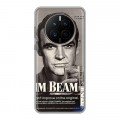 Дизайнерский силиконовый с усиленными углами чехол для Huawei Mate 50 Jim Beam