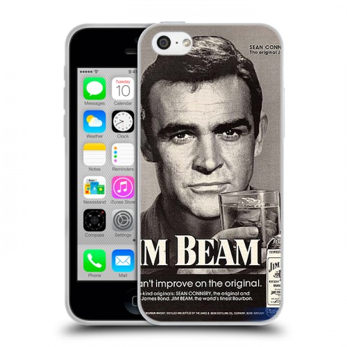 Дизайнерский пластиковый чехол для Iphone 5c Jim Beam