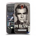 Дизайнерский пластиковый чехол для HTC Desire 500 Jim Beam