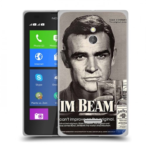 Дизайнерский силиконовый чехол для Nokia XL Jim Beam