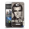 Дизайнерский пластиковый чехол для HTC Desire 616 Jim Beam