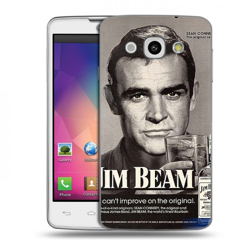 Дизайнерский пластиковый чехол для LG L60 Jim Beam