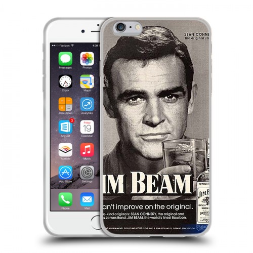 Дизайнерский силиконовый чехол для Iphone 6 Plus/6s Plus Jim Beam