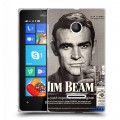 Дизайнерский пластиковый чехол для Microsoft Lumia 435 Jim Beam