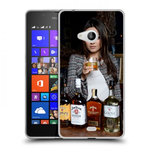 Дизайнерский пластиковый чехол для Microsoft Lumia 540 Jim Beam