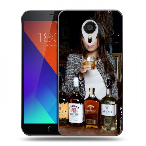 Дизайнерский пластиковый чехол для Meizu MX5 Jim Beam