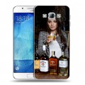 Дизайнерский пластиковый чехол для Samsung Galaxy A8 Jim Beam