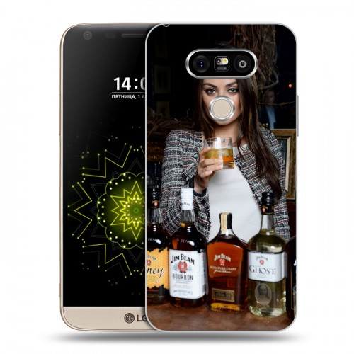 Дизайнерский пластиковый чехол для LG G5 Jim Beam