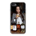 Дизайнерский силиконовый с усиленными углами чехол для Iphone 7 Jim Beam