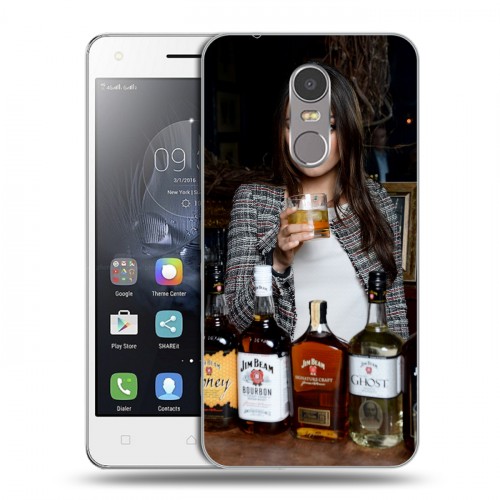 Дизайнерский пластиковый чехол для Lenovo K6 Note Jim Beam