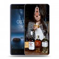 Дизайнерский пластиковый чехол для Nokia 8 Jim Beam