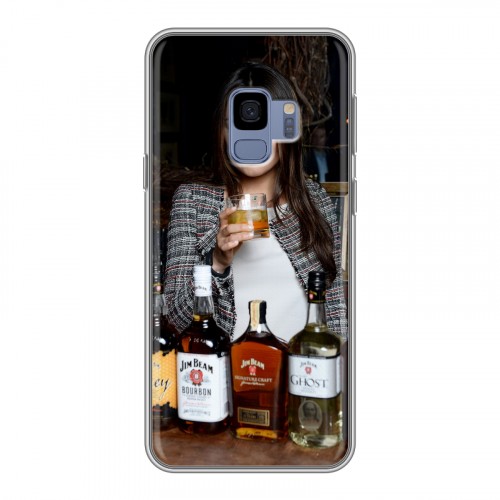 Дизайнерский пластиковый чехол для Samsung Galaxy S9 Jim Beam