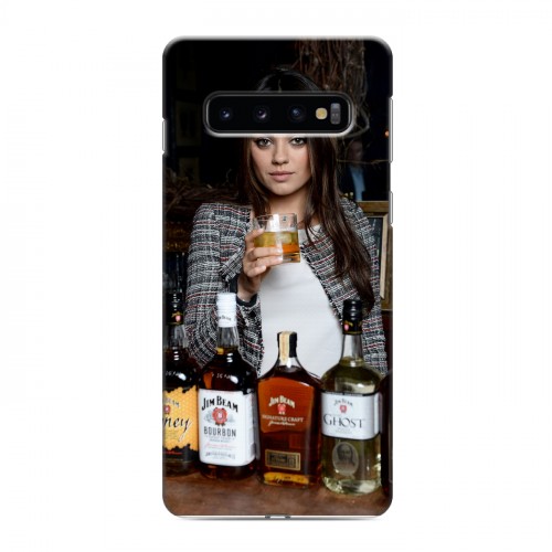 Дизайнерский силиконовый чехол для Samsung Galaxy S10 Jim Beam