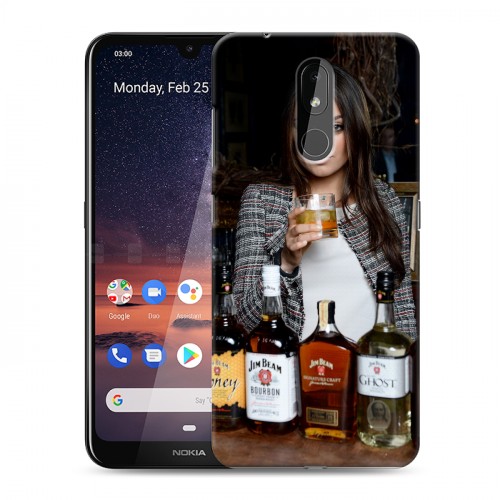 Дизайнерский силиконовый чехол для Nokia 3.2 Jim Beam