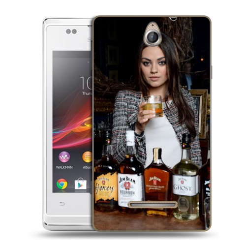 Дизайнерский пластиковый чехол для Sony Xperia E Jim Beam