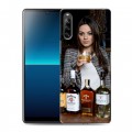 Дизайнерский силиконовый с усиленными углами чехол для Sony Xperia L4 Jim Beam