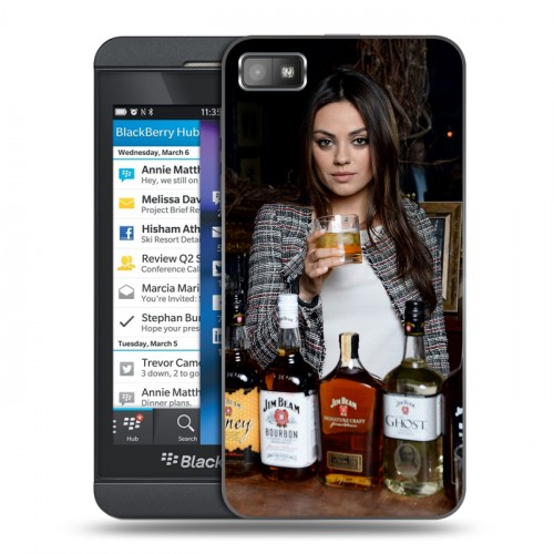 Дизайнерский пластиковый чехол для BlackBerry Z10 Jim Beam