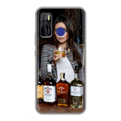 Дизайнерский силиконовый чехол для Tecno Camon 15 Jim Beam