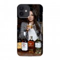 Дизайнерский силиконовый с усиленными углами чехол для Iphone 12 Mini Jim Beam