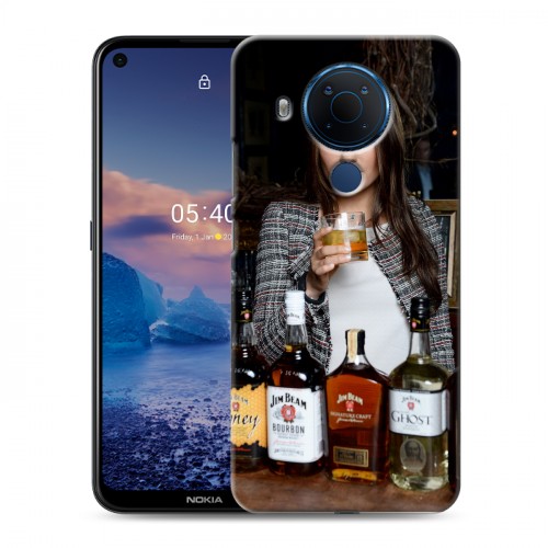 Дизайнерский силиконовый чехол для Nokia 5.4 Jim Beam