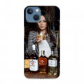 Дизайнерский силиконовый чехол для Iphone 13 Jim Beam