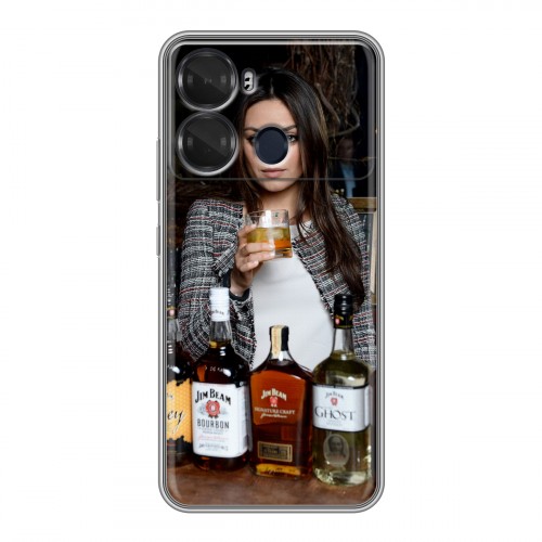 Дизайнерский силиконовый чехол для Itel P40 Jim Beam